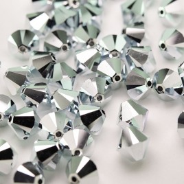 Swarovski 5328 Xilion Bead 8mm Crystal CAL 2x Bicone