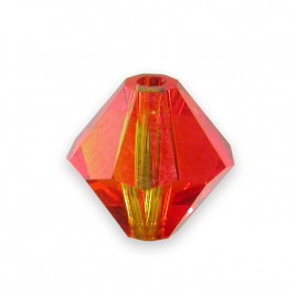 Swarovski 5328 Xilion Bead 8mm Fireopal (237) Bicone