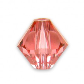 Swarovski 5328 Xilion Bead 8mm Rose Peach Bicone