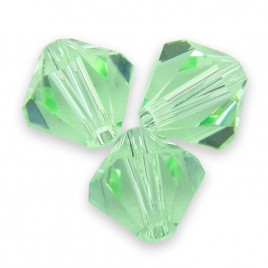 Swarovski 5328 Xillion Bead 6mm Chrysolite Bicone