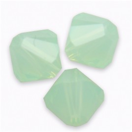 Swarovski 5328 Xillion Bead 6mm Chrysolite Opal Bicone