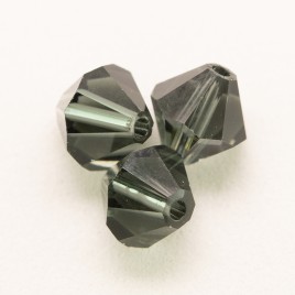 Swarovski 5328 Xillion Bead 6mm Graphite Bicone