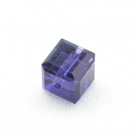 Swarovski 5601 4mm Purpl Velvet Cube Bead